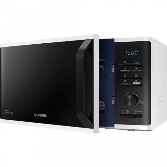 Микроволновая печь Samsung MG23K3515AW/BW белый/черный в магазине «На диване» в Владивостоке  — Выгодная цена
