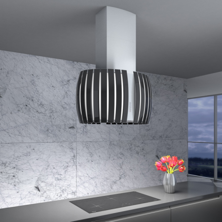 Островная вытяжка Falmec Prestige Isola Glass Black 75 CPGI75.E0P2#ZZZN491F в магазине «На диване» в Владивостоке  — Выгодная цена