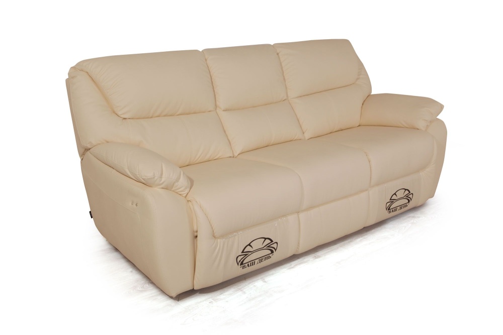 Валенсия-01 диван трехместный, 2 механизма "эл.реклайнер" искусственная кожа в магазине «На диване» в Владивостоке  — Выгодная цена
